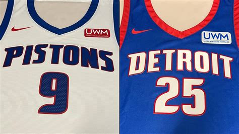 Detroit Pistons Summer League Jerseys Revealed