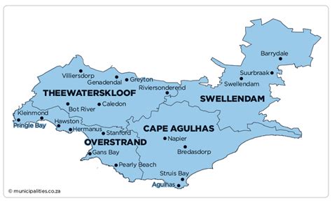 Overberg District Municipality - Map