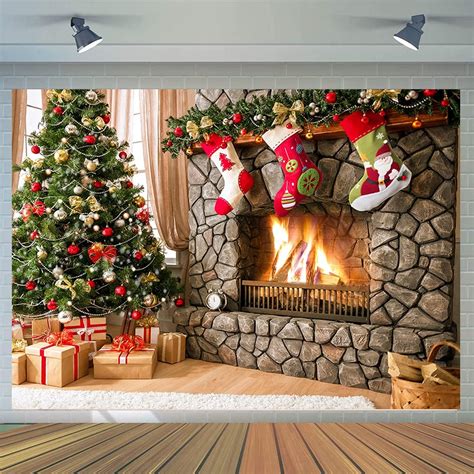 Amazon.com : CYLYH 8x6FT Christmas Photography Backdrops Child ...