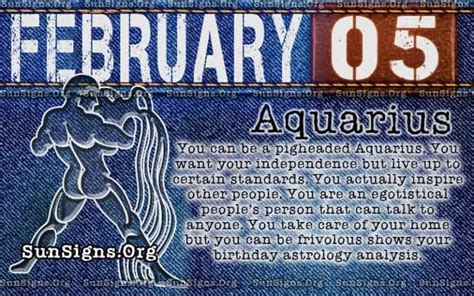 February 5 Zodiac Horoscope Birthday Personality - SunSigns.Org