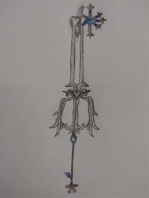 Oathkeeper Keyblade Drawing | Kingdom Hearts Amino