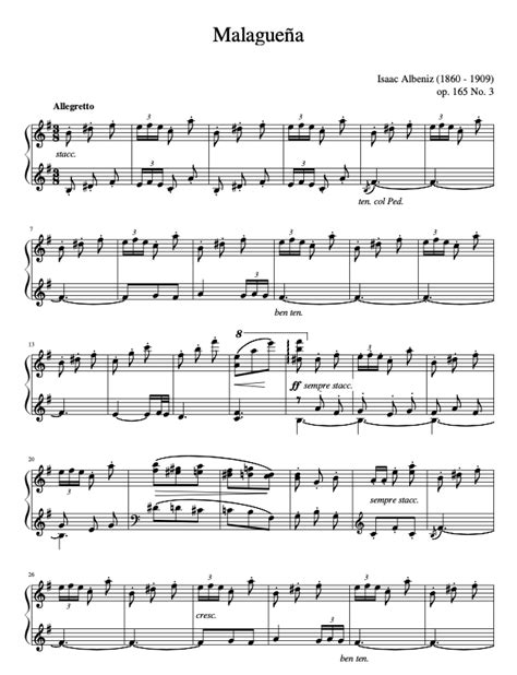 Easy Sheet Music for Free Download in PDF - La Touche Musicale