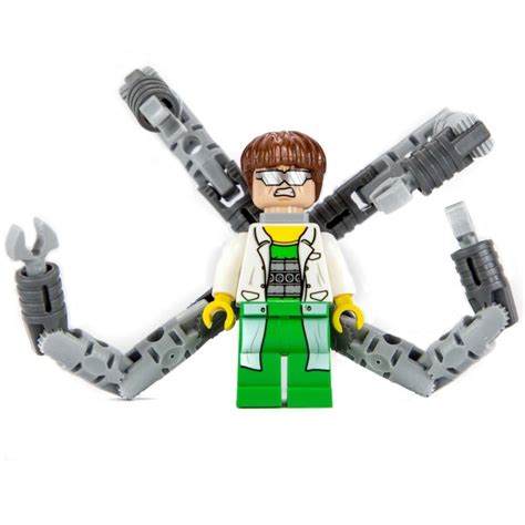 LEGO Super Heroes - Ultimate Spider-Man Doc Ock - White Lab Coat over Bright Green Pants ...