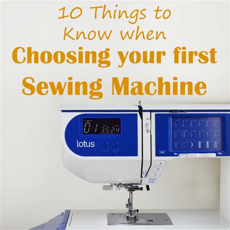 The best sewing machine for beginners - 10 things to know - Cucicucicoo