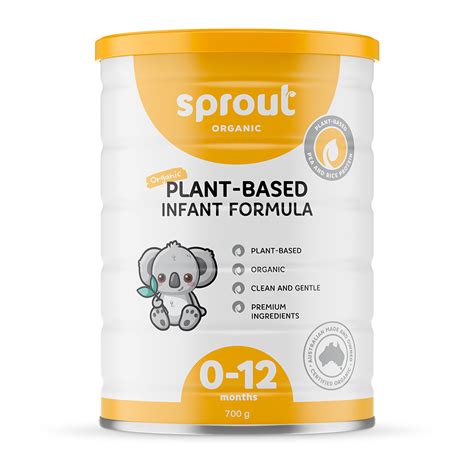 Sprout Organic - Plant Based Infant Formula 700g - My Health Pantry