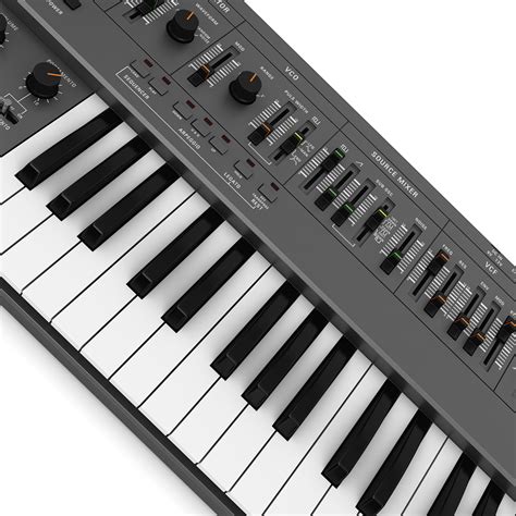 Keyboard Synthesizer 3D Model .max .obj .fbx .c4d - CGTrader.com