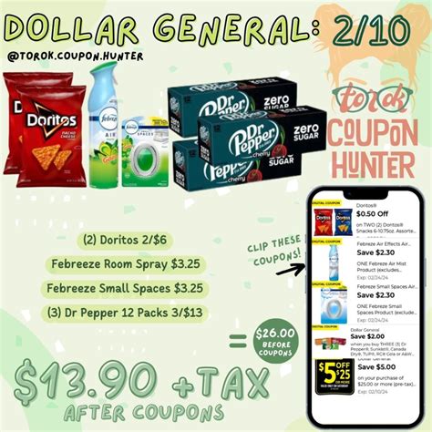 Dollar General Deals & Coupons Saturday 2/10 - Torok Coupon Hunter