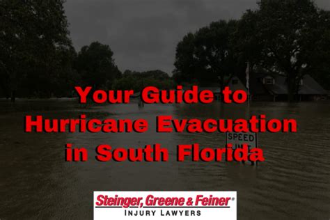 Your Guide to Hurricane Evacuation in South Florida | Steinger, Greene ...