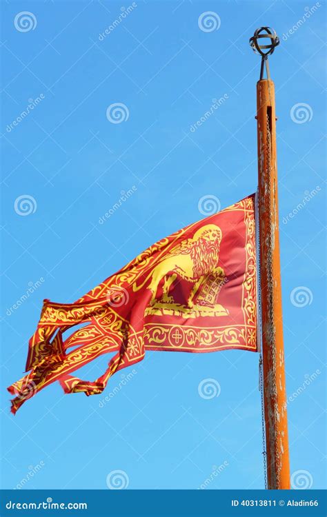 Republic of Venice Flag, Venice, Italy Stock Image - Image of republic, venice: 40313811