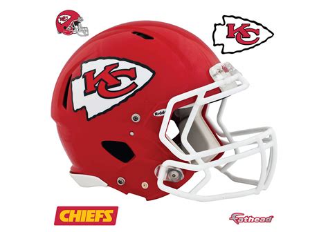 Kansas City Chiefs Helmet Wall Decal | Shop Fathead® for Kansas City ...