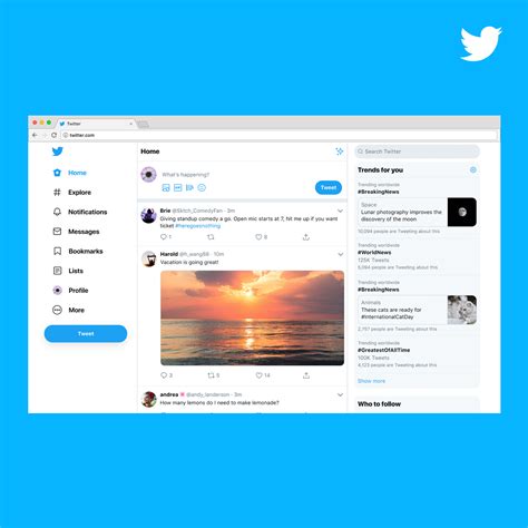 Twitter launches new desktop design