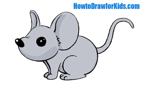 How to Draw a Mouse for Kids - Easy Drawing Tutorial