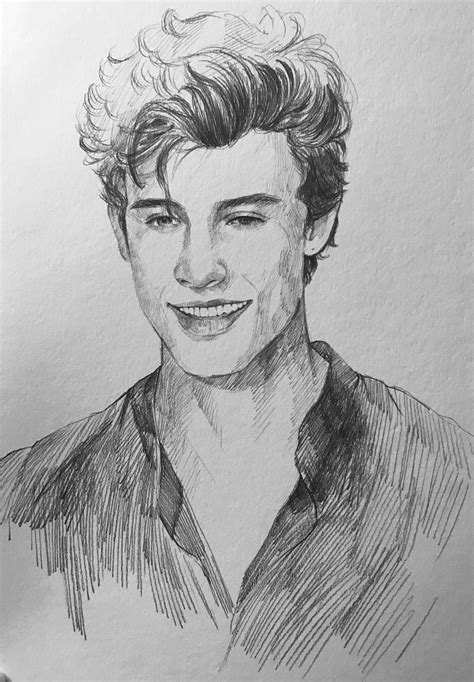 Shawn Mendes #drawing #shawnmendes | Funny art, Celebrity drawings, Shawn mendes cute