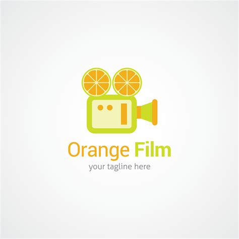 Orange Logo Design Template. Vector Illustration 5379840 Vector Art at ...