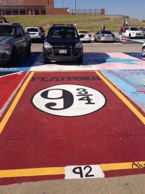 My Space: 15 Creatively Painted High School Parking Spots | Parking spot painting, School ...