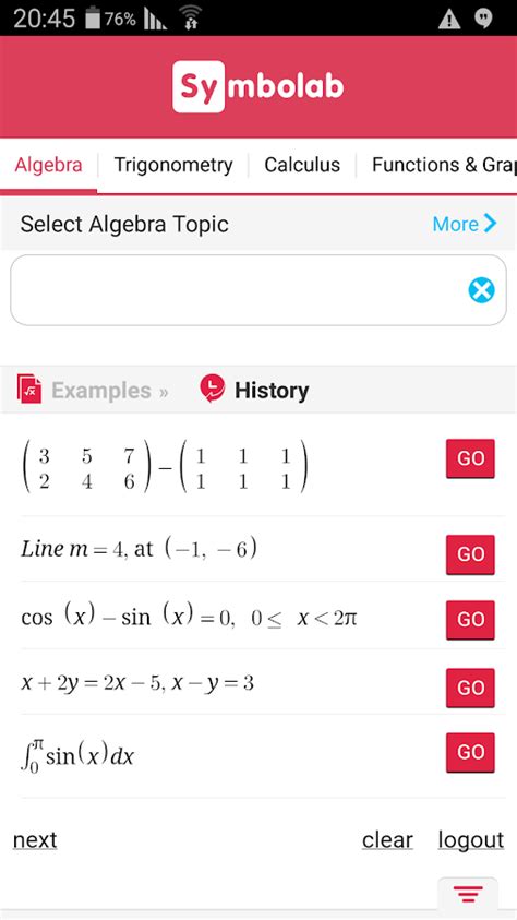 Symbolab - Math solver - Android Apps on Google Play