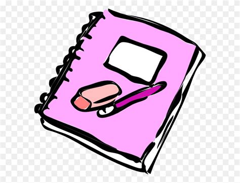 Notebook Clip Art - School Supplies Clipart Free - FlyClipart