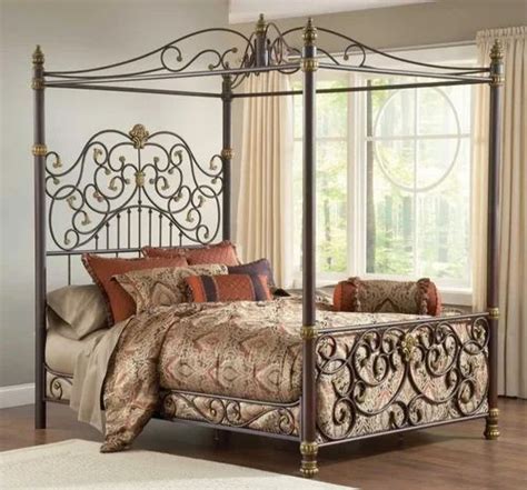 Full Size Steel Canopy Bed at Rs 14000 in Mumbai | ID: 27435185155