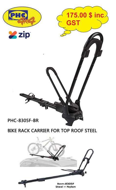 Bike Rack Carrier for Top Roof Steel – PHC 4x4 CAR ACCESSORIES