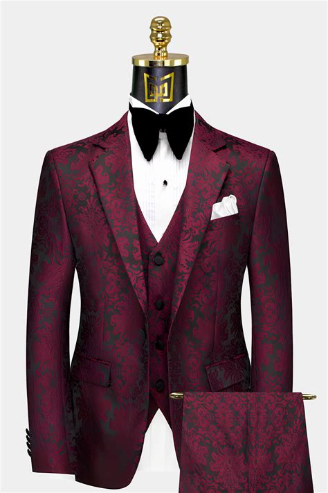 Burgundy and Black Suit | Gentleman's Guru