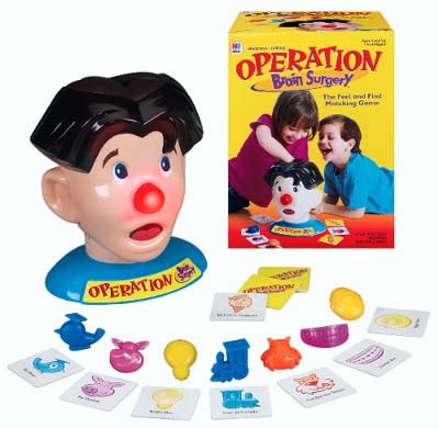 Operation Brain Surgery Game Rules & Instructions Manual - Hasbro