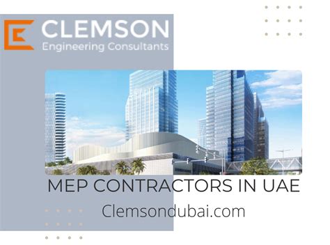 MEP Contractors in UAE - Clemson Dubai by Clemson Engineering ...