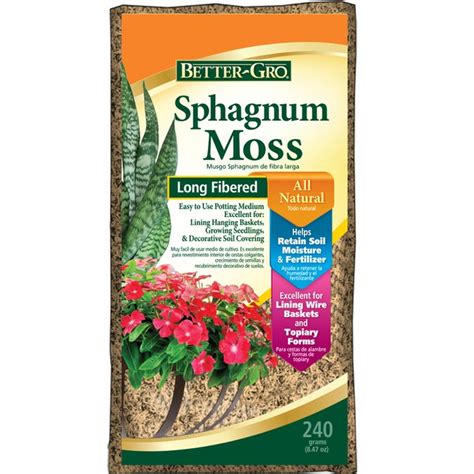 Sphagnum Peat Moss 8.47-oz Organic Peat Moss Moisture Control in the ...