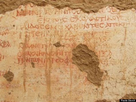 Ancient Egyptian School's Walls Bear Greek Texts, Graffiti, & Reference To Drugs (PHOTOS) | HuffPost