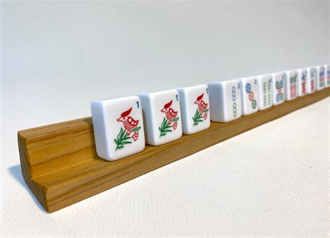 Pack of 4 Wooden Mahjong Tile Racks Straight-backed - Etsy