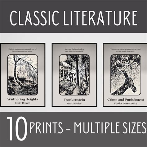 Literature Posters - Etsy