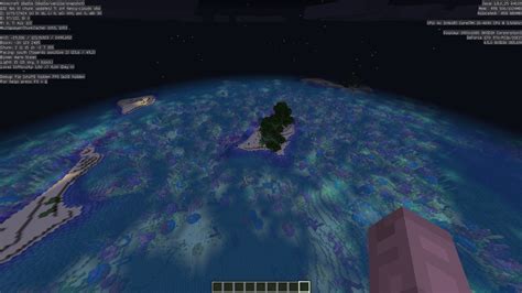 Seed with a huge coral reef: 6329678756552814653 : r/Minecraft