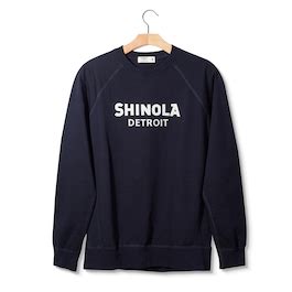 Shinola Logo Sweatshirt | Navy | Shinola® Detroit