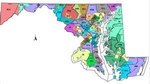 Maryland Legislative Districts Map | Island Maps