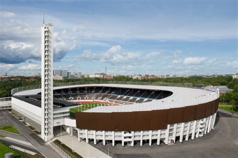 Helsinki Olympic Stadium renovation respects its original modernist ...