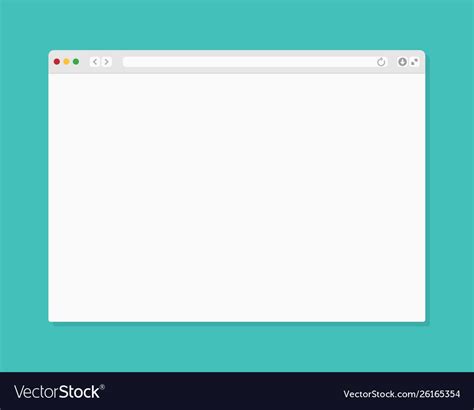 Web browser window computer or internet frame Vector Image