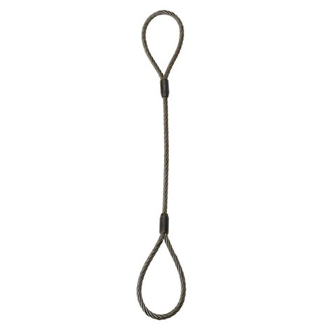 3/8" Single Leg Eye & Eye Wire Rope Sling – Keystone Supplies