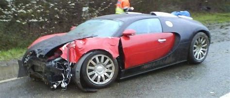 First Bugatti Veyron crash