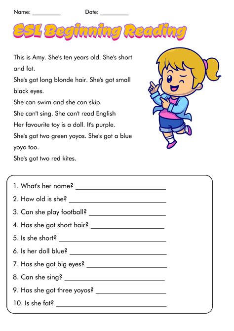 Beginner English Worksheets