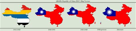 Republic of China History Map Vectors by Stephen-Fisher on DeviantArt