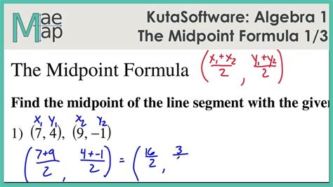 The Midpoint Formula Worksheet – Englishworksheet.my.id