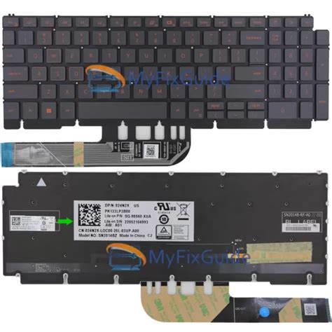 Keyboard for Dell G15 5510 5511 5515 5520 5521 5525 5530