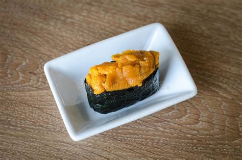 Sea Urchin Eggs Sushi.Japanese Food Stock Photo - Image of sushijapanese, fresh: 184873134