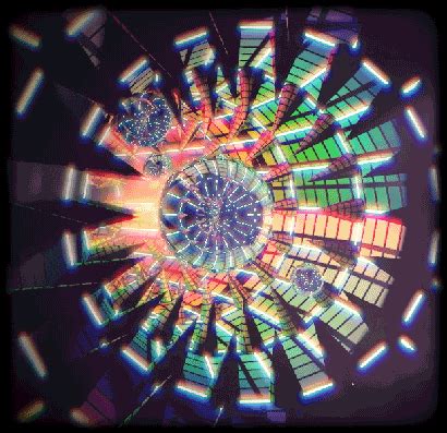 Rainbow tube! Freaky Gifs, Dark Naturalism, Trippy Gif, Cool Optical Illusions, Fractal Images ...