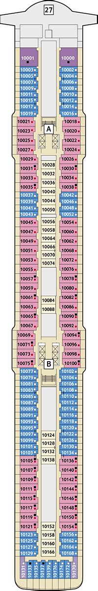 Mein Schiff 4 Deck plan & cabin plan