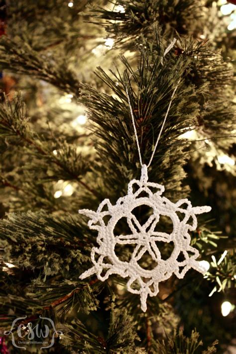 Snowflake Christmas Ornament - Colorful Christine