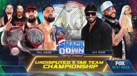 Live WWE SmackDown Spoilers for 12/23/2022