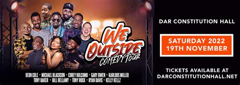 We Outside Comedy Tour: Gary Owen, Karlous Miller, Tony Baker & Ryan Davis Tickets | 19th ...