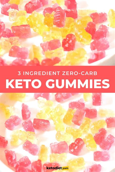 Electrolyte Gummies (Zero-Carb Keto Gummies) - Keto Diet Yum