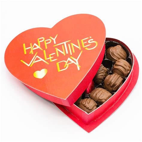 Valentine's 8oz. Milk Chocolate Variety Heart Box | Wilson Candy