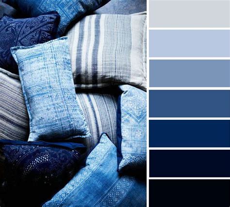 Indigo color palette | Blue color schemes, Blue shades colors, Bedroom colour schemes blue